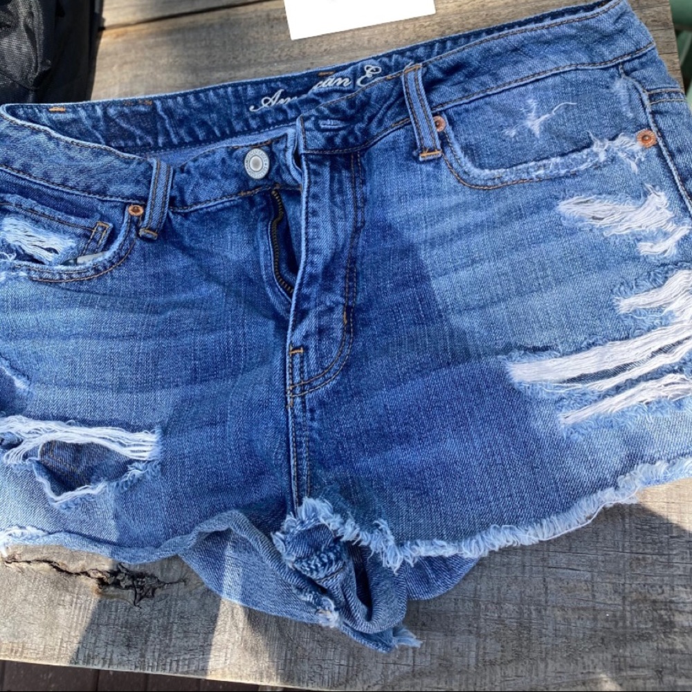 American eagle jean shorts